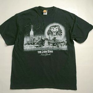 Unisex Disney Presents the Lion King New York Graphic Crew Neck T-Shirt XL